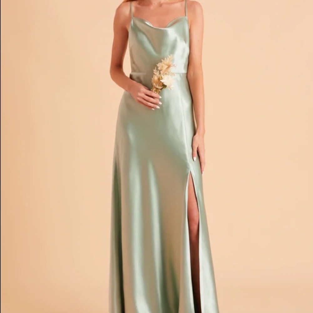 Birdy Grey Sage Satin Bridesmaid Dress